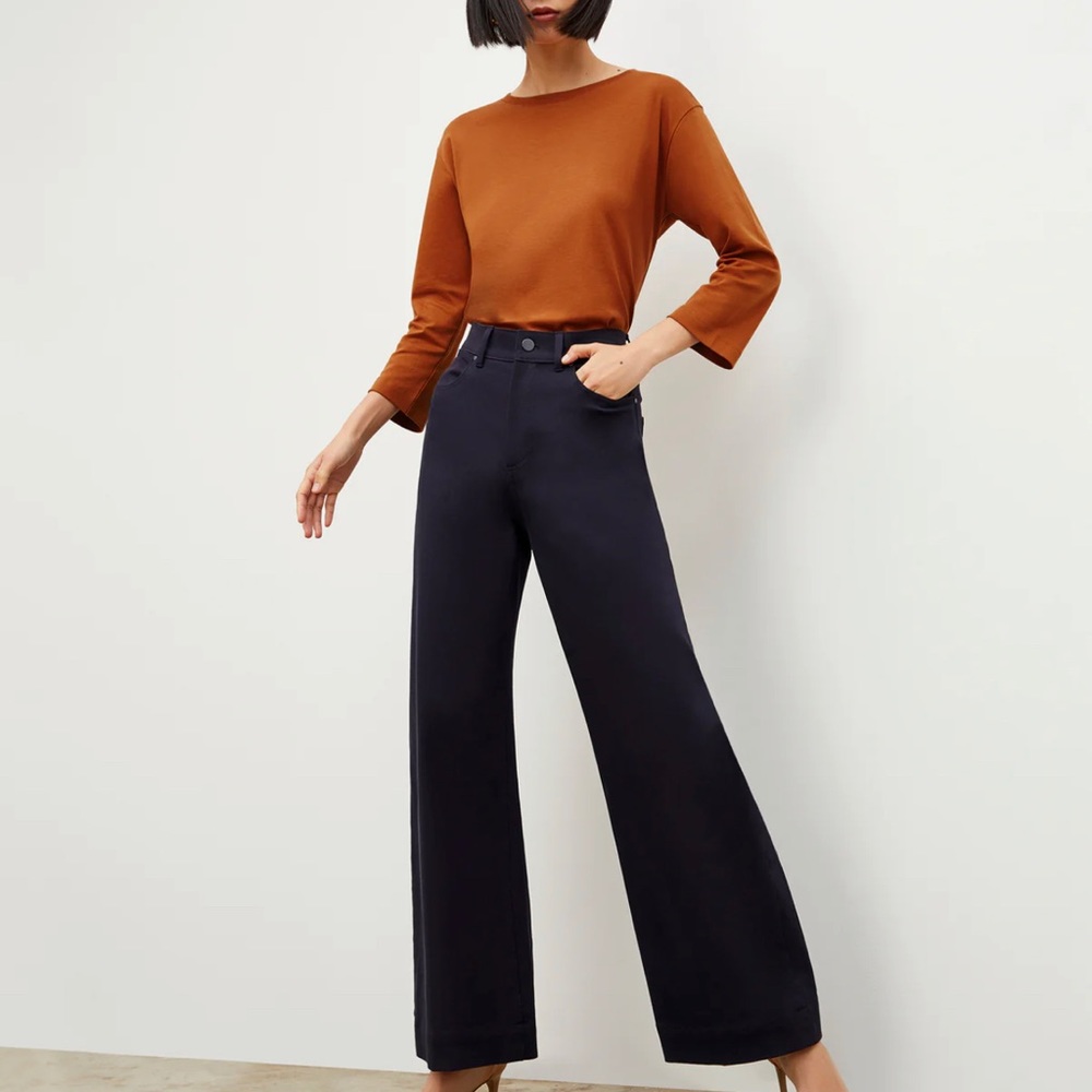 MM LaFleur The Milo Jean, Better than Denim, Size 10, Ink